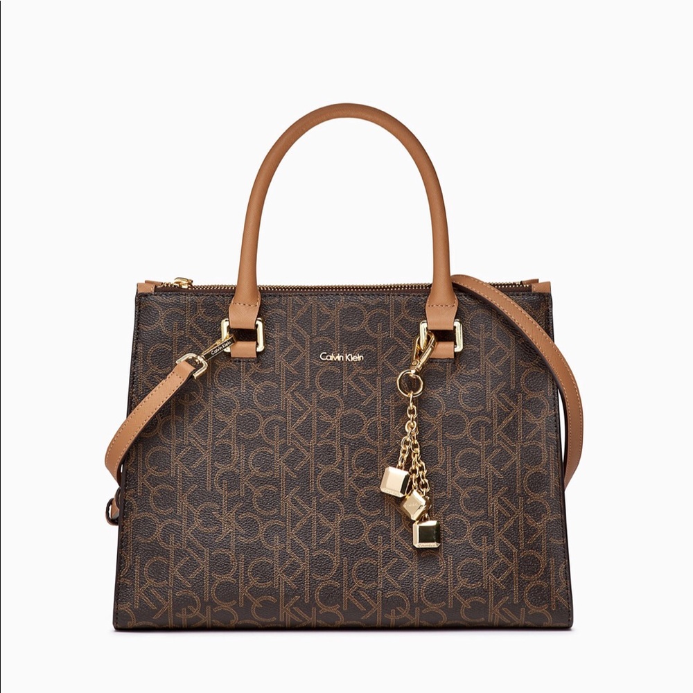 Calvin Klein Monogram Small Satchel